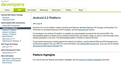 Androidphones on The Android 2 2 Sdk Is Now Available From Google  First Things First